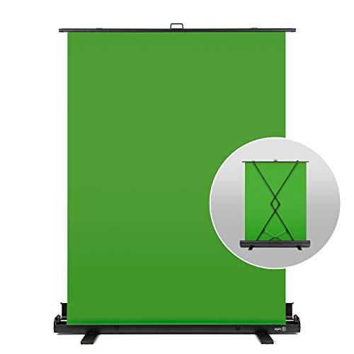 Elgato Green Screen | Collapsible Chroma Key Panel for Background w/ Ultra-Quick Setup & Breakdown