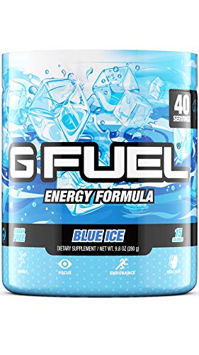 G Fuel Blue Ice Tub (40 Servings) 9.8 oz | Flavor Tastes: 