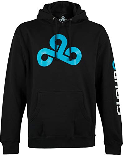 Cloud9 Official Pullover Hoodie - Esports Apparel - Gamers and Fans - Medium Black
